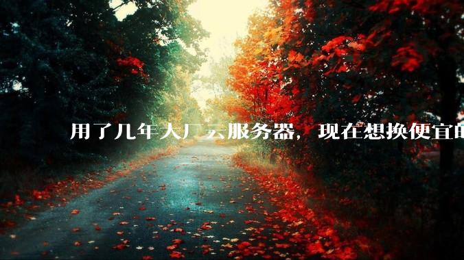 用了几年大厂云服务器，现在想换便宜的，有推荐的吗?