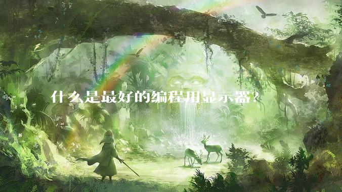 什么是最好的编程用显示器？